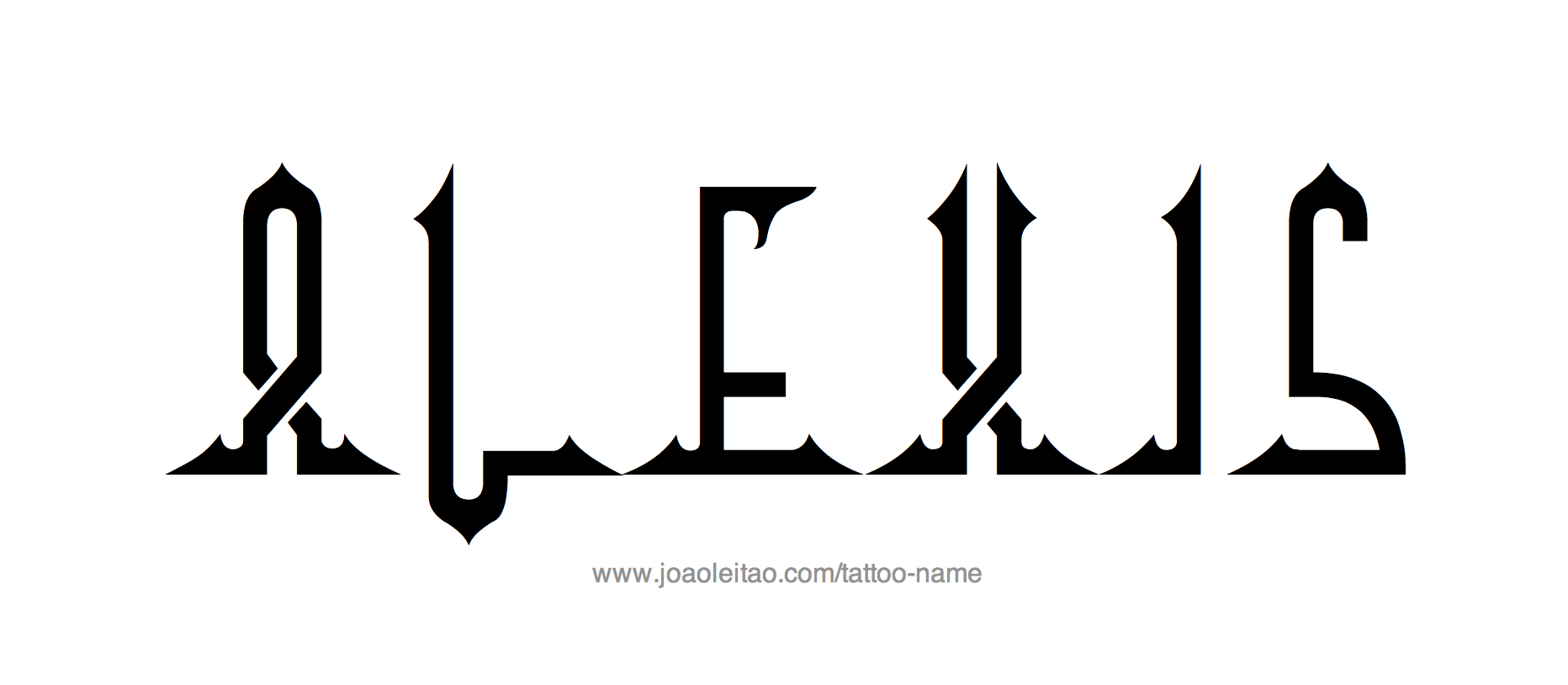 alexis-name-tattoo-designs